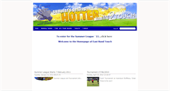 Desktop Screenshot of eastrand.touchrugby.co.za